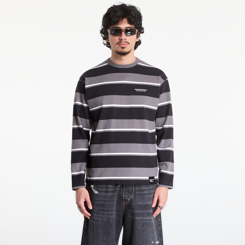 Mikina NEIGHBORHOOD Border Crew Neck Ls Gray S