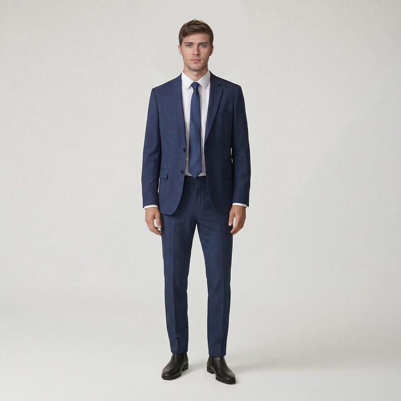 Reserved - Slim fit sako s přídavkem viskózy a elastanu -