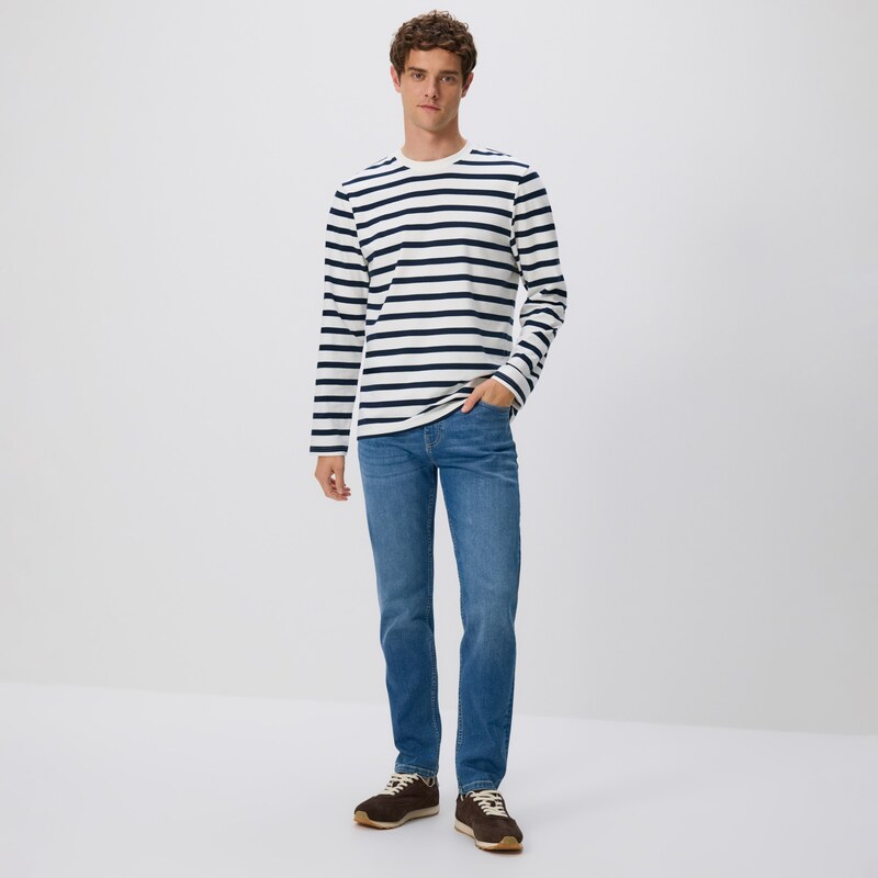 Reserved - Džíny slim fit - modrá