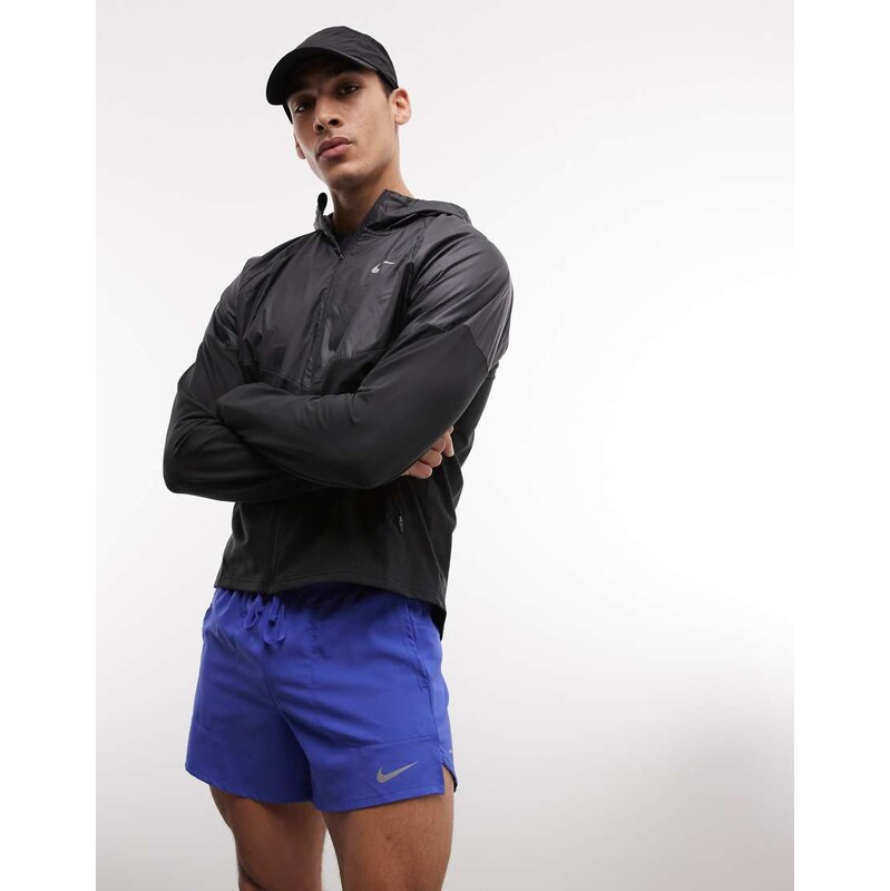 Nike Running Stride Dri-FIT 5inch lined shorts in blue