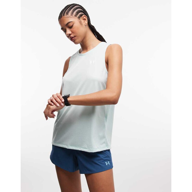 Under Armour Tech tank top in refresh mint-Green 114849903