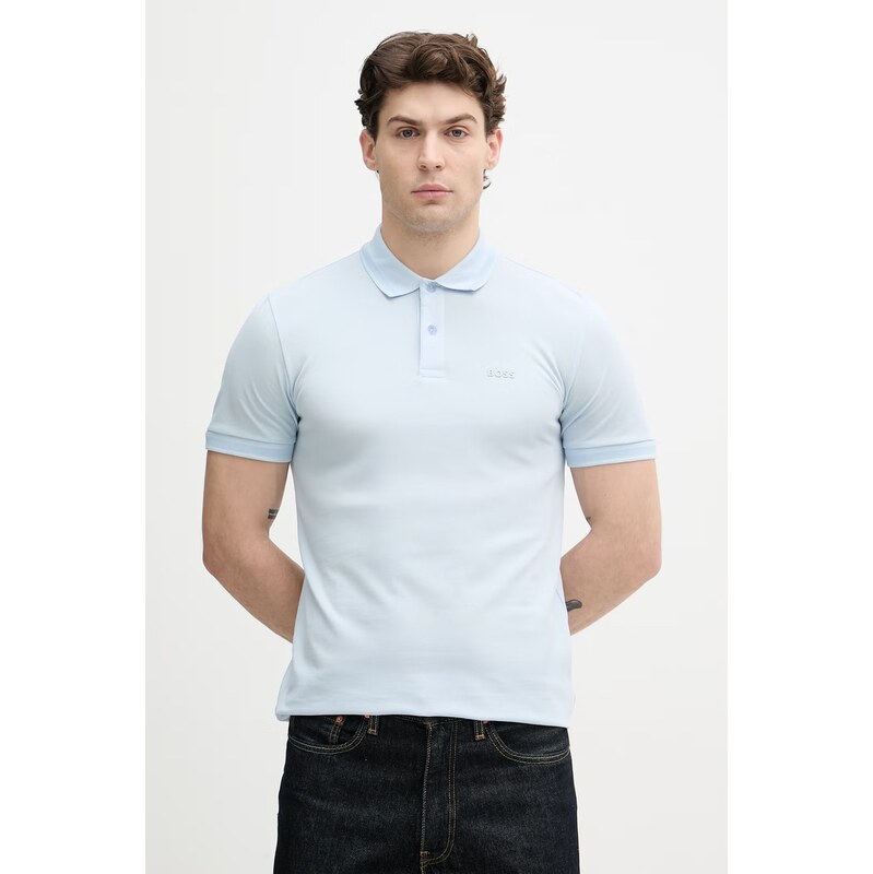 BOSS Green polo pánské bavlněné Pio 1