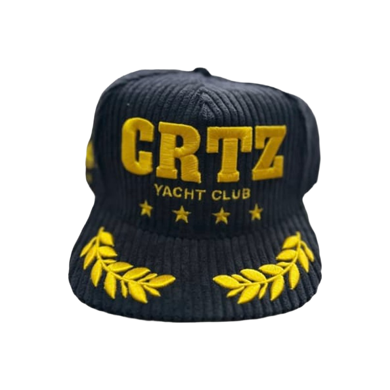 Corteiz Soho Yacht Club Crtz Cap Black 114851996