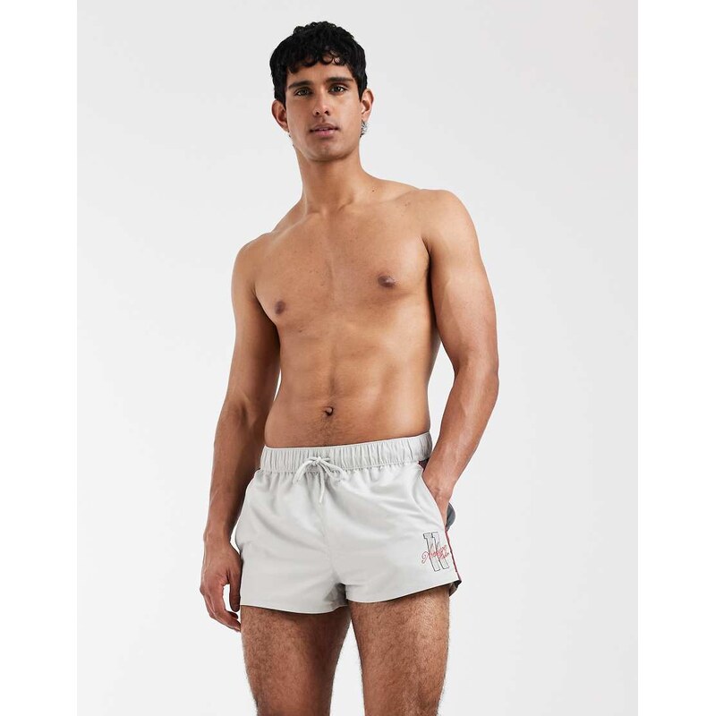 ASOS DESIGN swim shorts in super short length with sporty