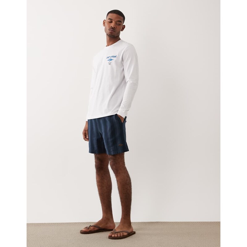 Ripcurl Rip Curl volley short in navy stripe