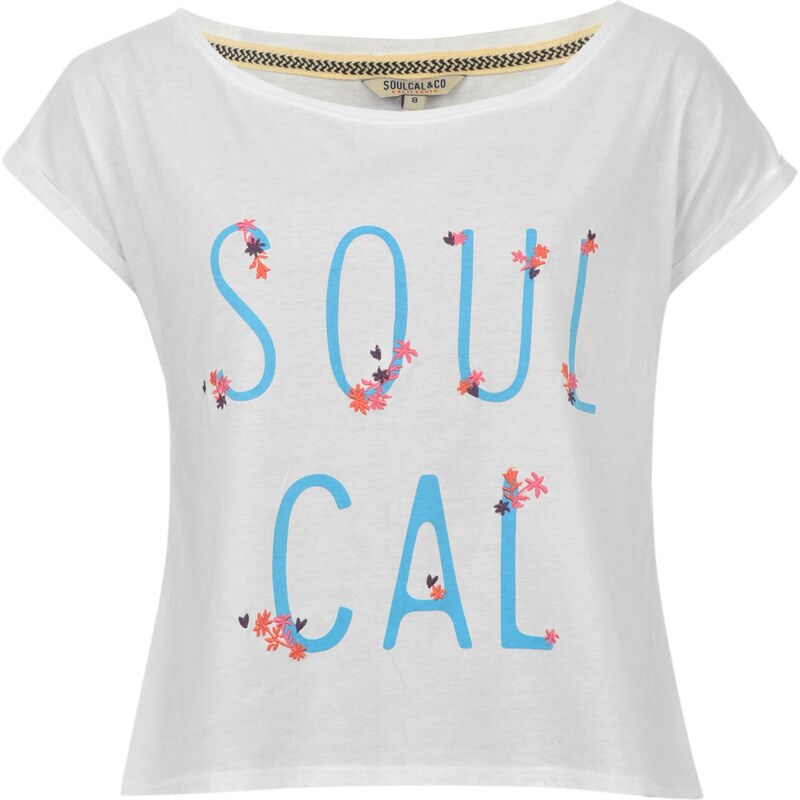 Soul Cal SoulCal Crop T Shirt, white