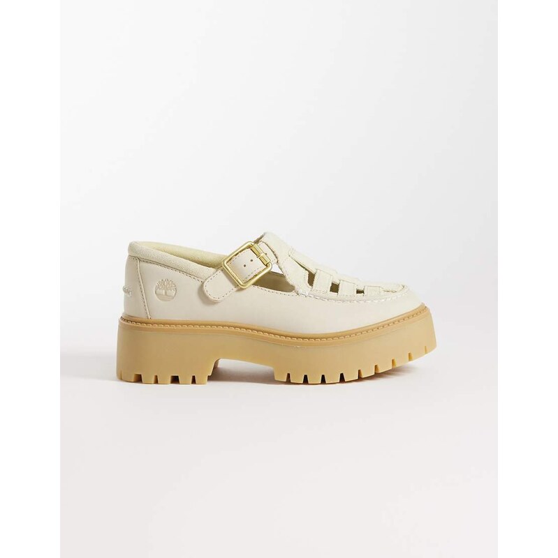 Timberland Stone Street mary jane in light beige suede-Neutral 114853624
