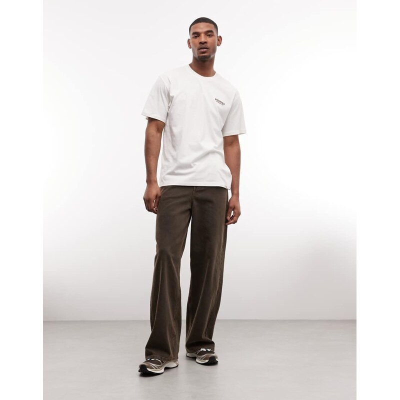 Dickies Sunflower back print t-shirt in off white - exclusive to ASOS