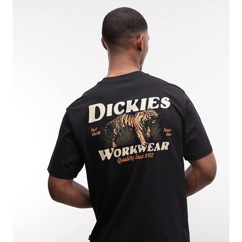 Dickies Massieville backprint t-shirt in black - exclusive to