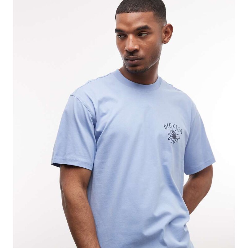 Dickies Cherry Fork backprint t-shirt in blue - exclusive to