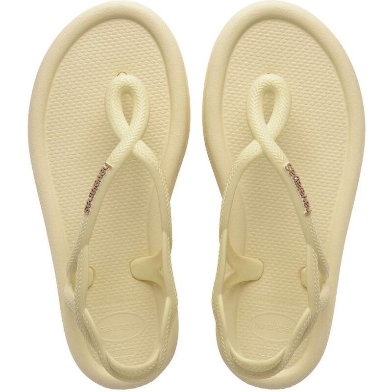 Havaianas toe post flip flops in cream-White 114853779