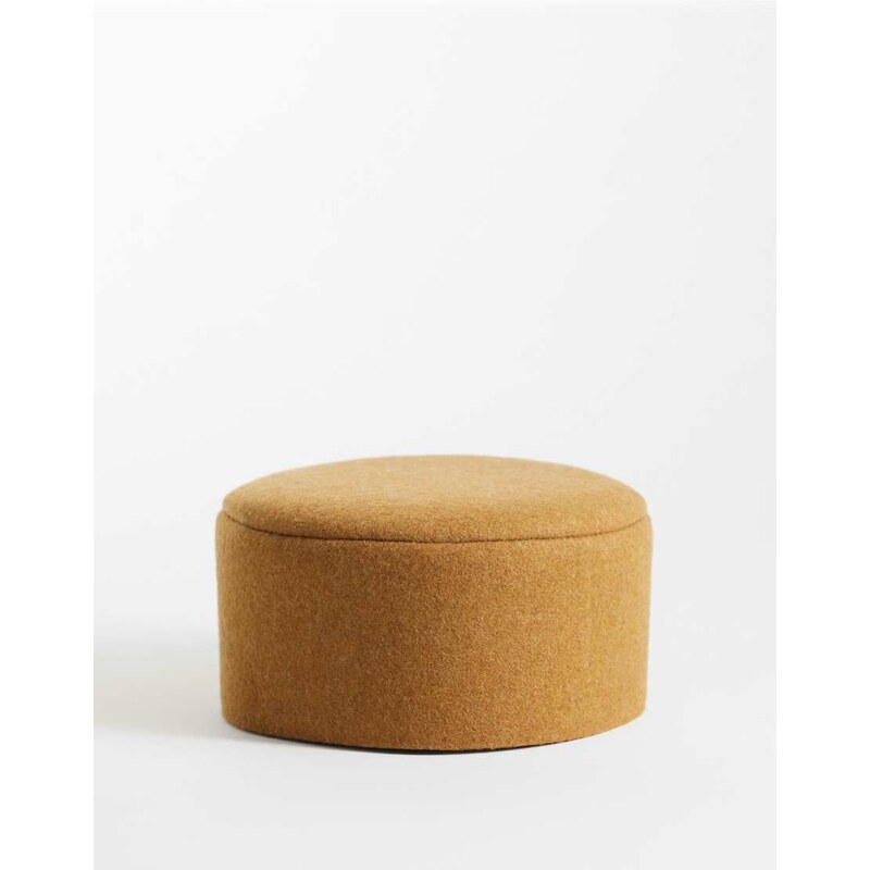 ASOS DESIGN pillbox hat in camel-Brown 114853818