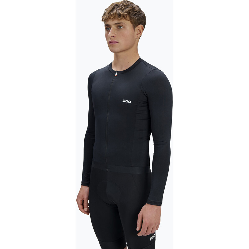 Pánské cyklistické tričko Longsleeve POC Cadence Jersey uranium