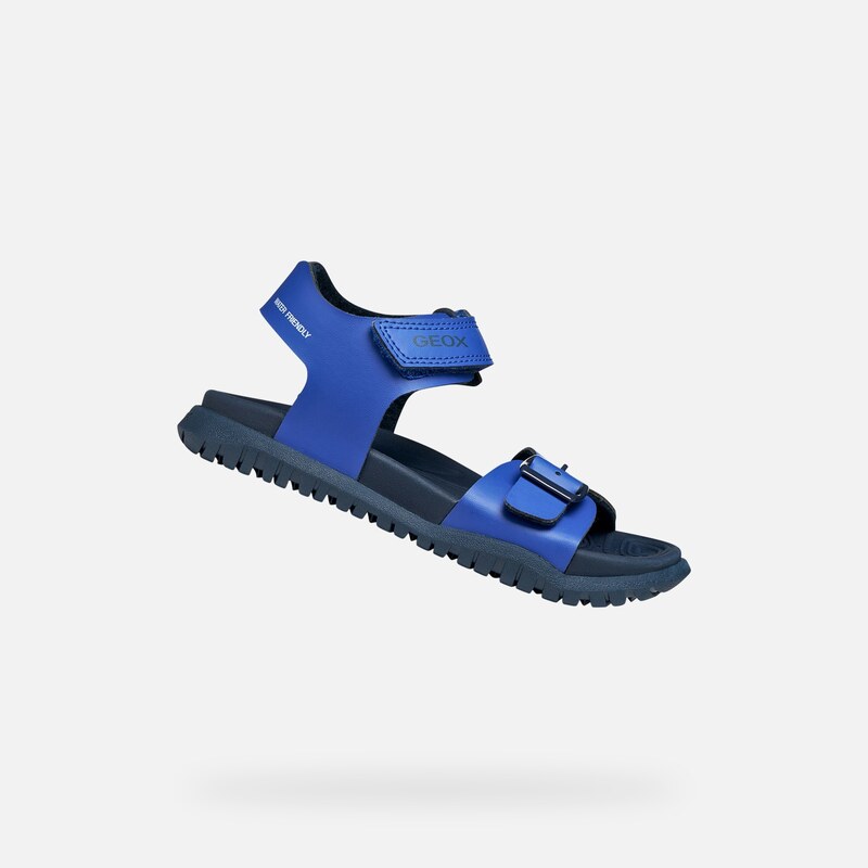 Tmavě modré chlapecké sandály Geox Fusbetto