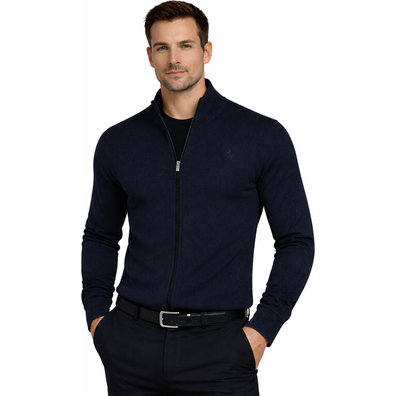 Polo Lara - Pánský cardigan - Modrý