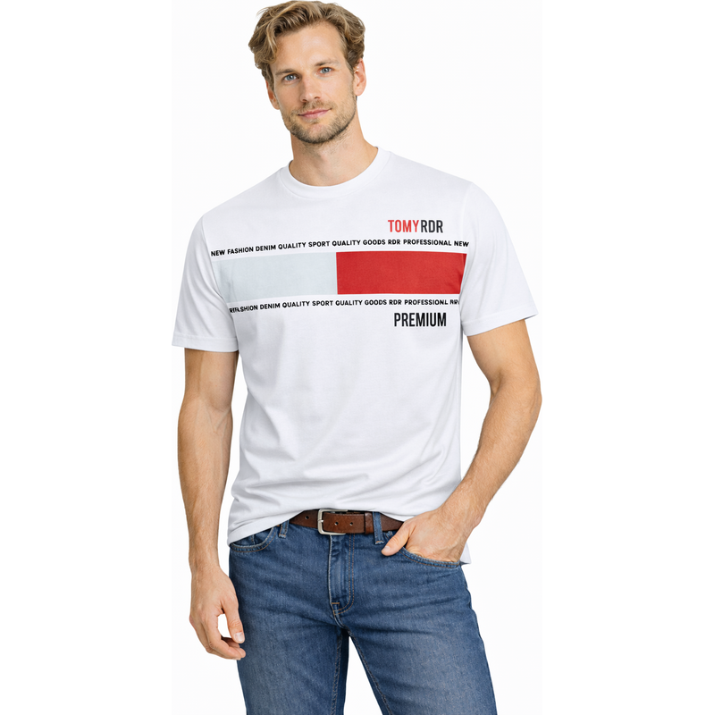 Pánské tričko Jumper 3031 bílé