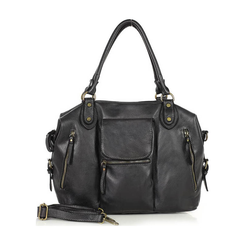 MARCO MAZZINI Černá bowling bag