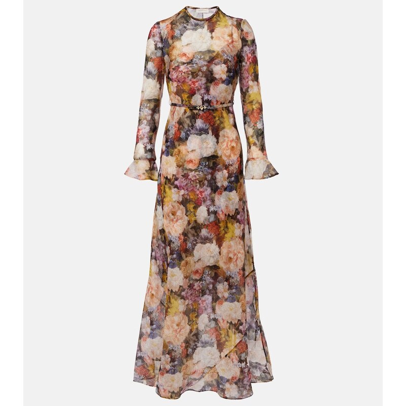 Zimmermann Alchemy belted floral maxi dress