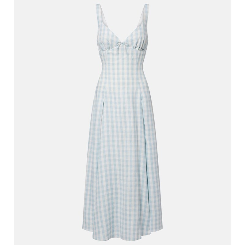 Faithfull Adalee gingham midi dress