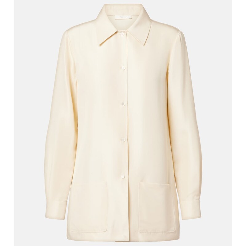 The Row Lucetta silk shirt
