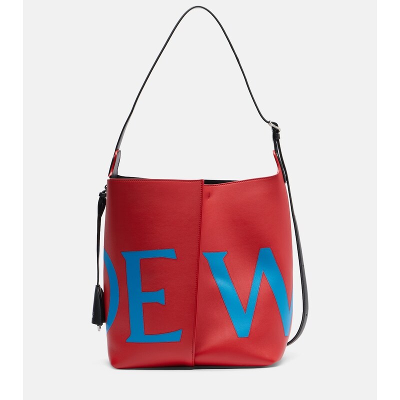 Loewe Bilbao Large leather bucket bag