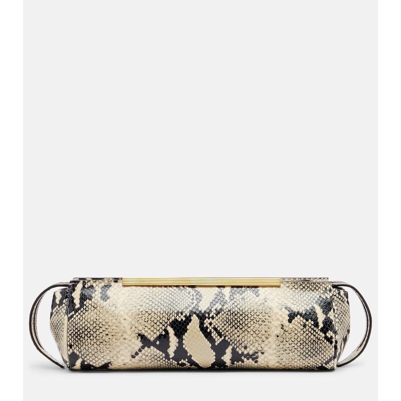 Khaite Donna leather clutch