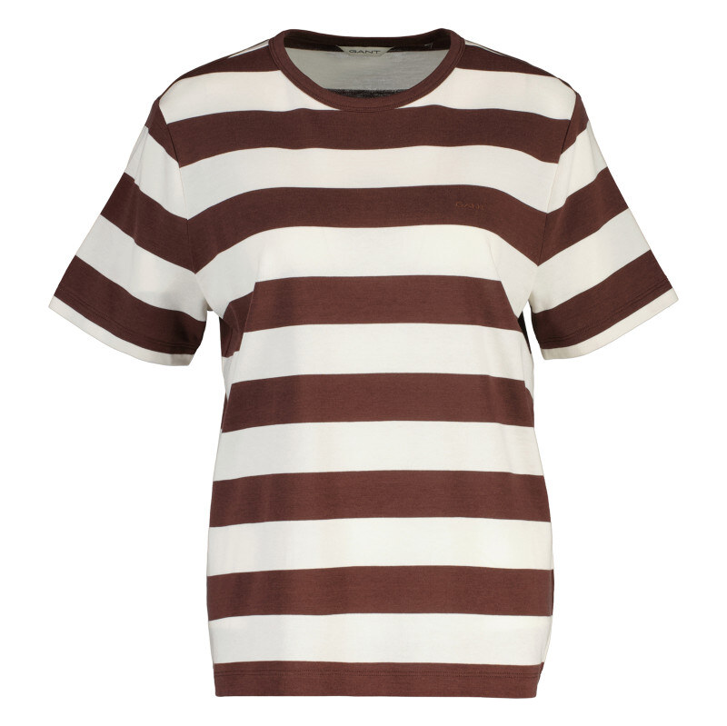 TRIČKO GANT BRETON STRIPED SS T-SHIRT FRESH SOIL 114854651
