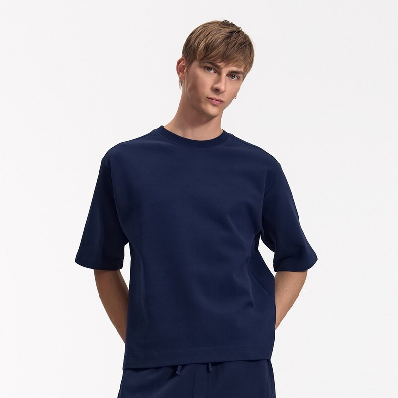Reserved - MEN`S JOGGING TOP - tmavomodrá