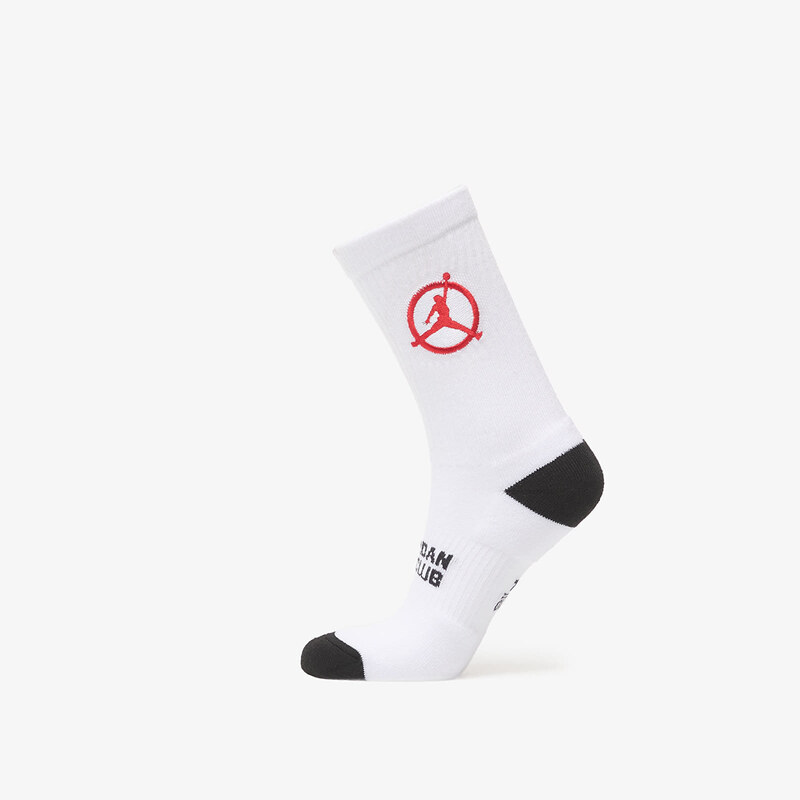 Ponožky Jordan Flight Club Cushioned Crew Socks White/ Black/