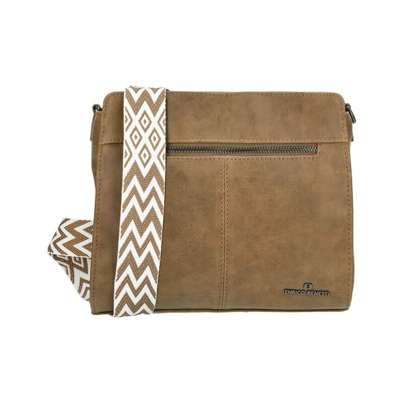 Dámská crossbody kabelka hnědá - Enrico Benetti Stacey 65059