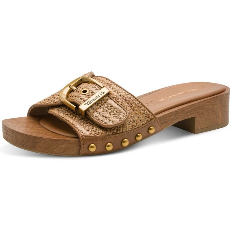 RIEKER Dámské nazouváky TAMARIS 27316-46-305 hnědá 114858334
