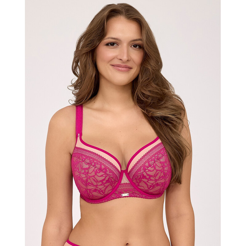 model 22092595 Fuchsiová maxi poloměkká podprsenka - Ava