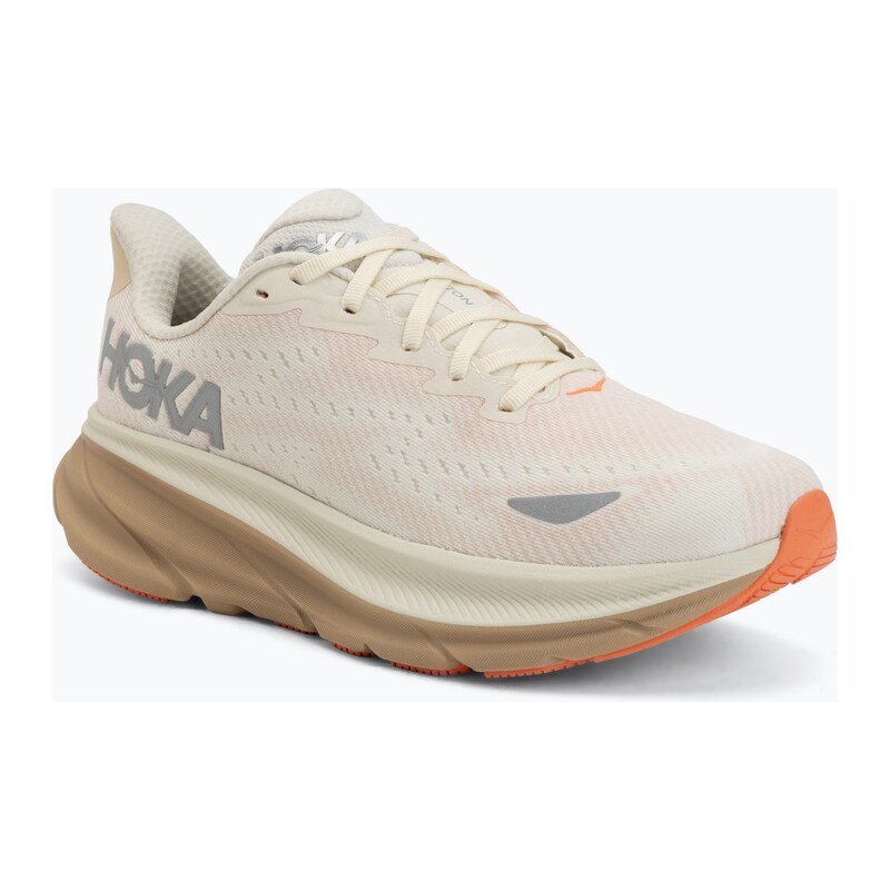Dámské běžecké boty HOKA Clifton 9 GTX eggshell/khaki