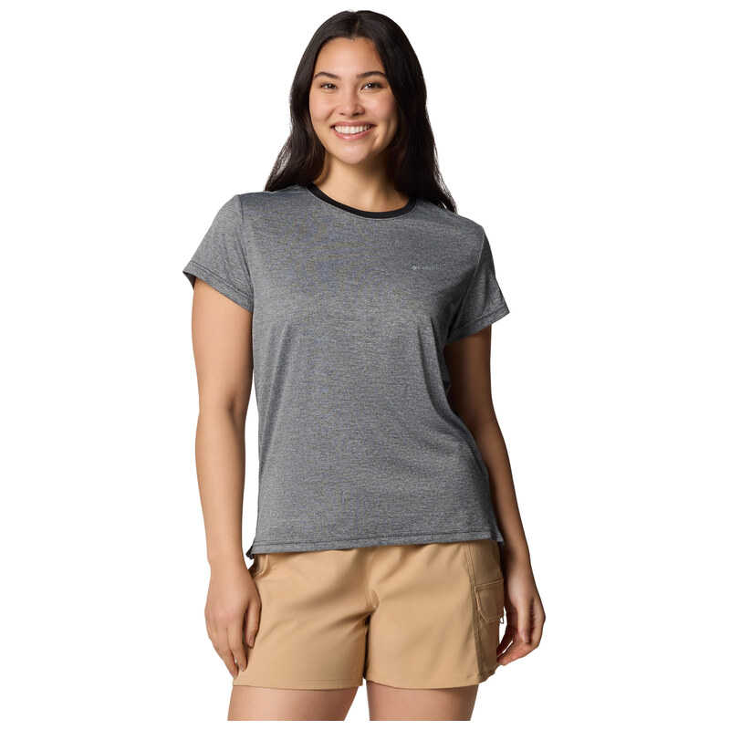 Dámské Tričko s krátkým rukávem COLUMBIA BLUEVISTA HILL SS CREW 2119301010 – Černá