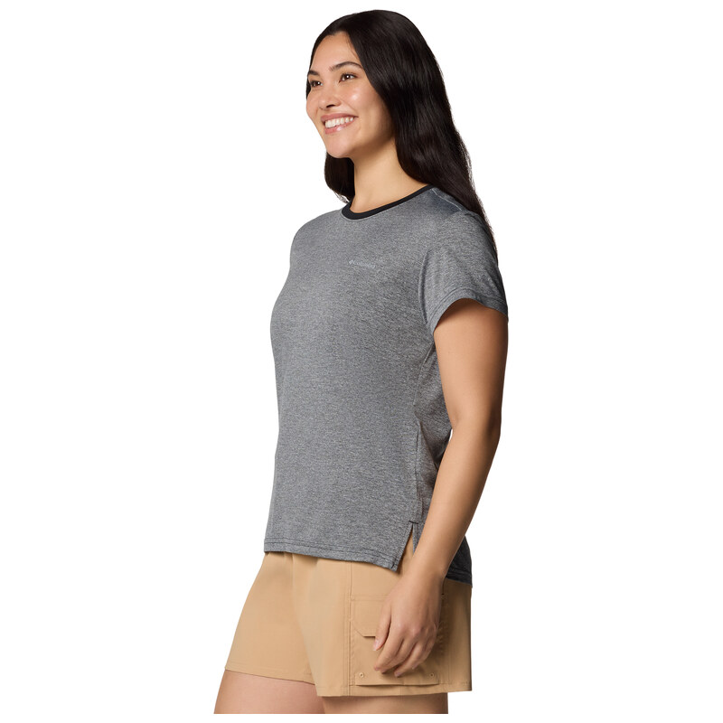 Dámské Tričko s krátkým rukávem COLUMBIA BLUEVISTA HILL SS CREW 2119301010 – Černá