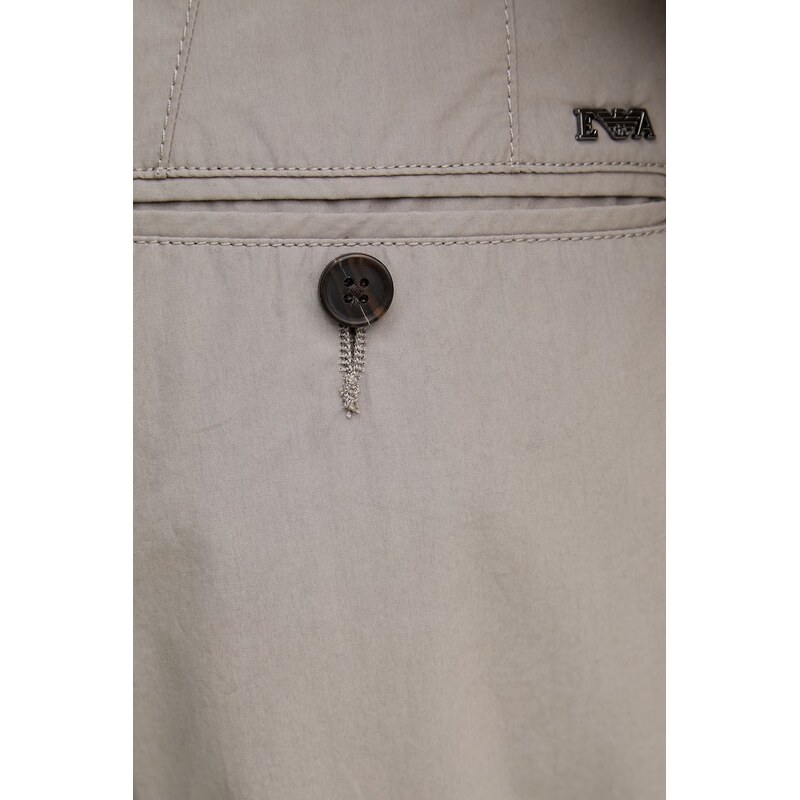 Emporio Armani chino kalhoty pánské bavlněné