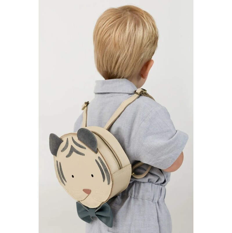 Donsje batoh dětský kožený Tendo Backpack Festive White Tiger