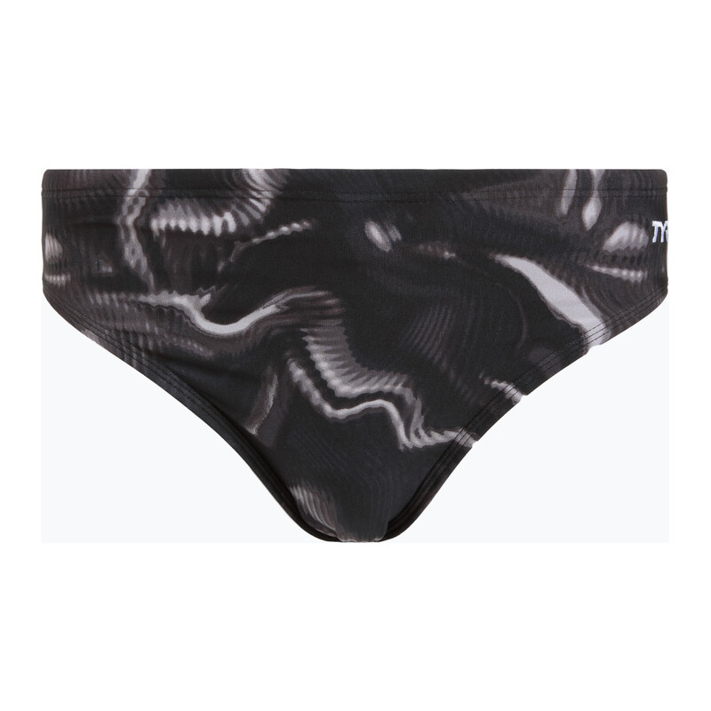 Pánské plavecké slipy TYR Durafast Elite Waveform Brief titanium
