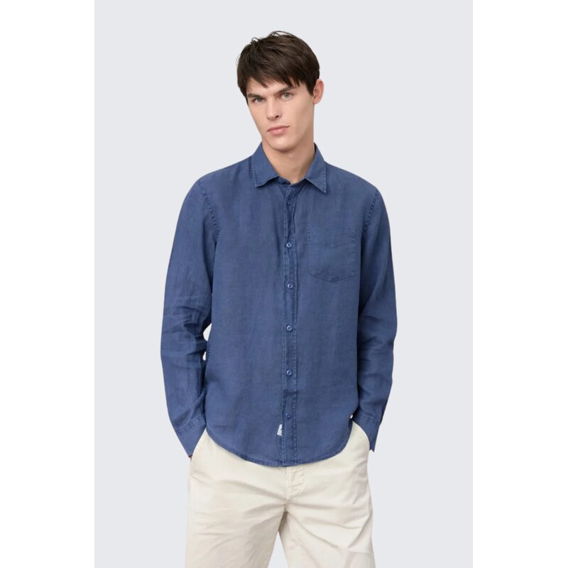 Pánská košile BLAUER 26SBLUS01128 modrá