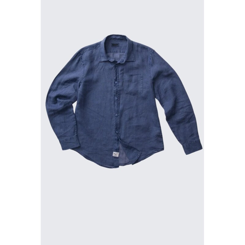 Pánská košile BLAUER 26SBLUS01128 modrá