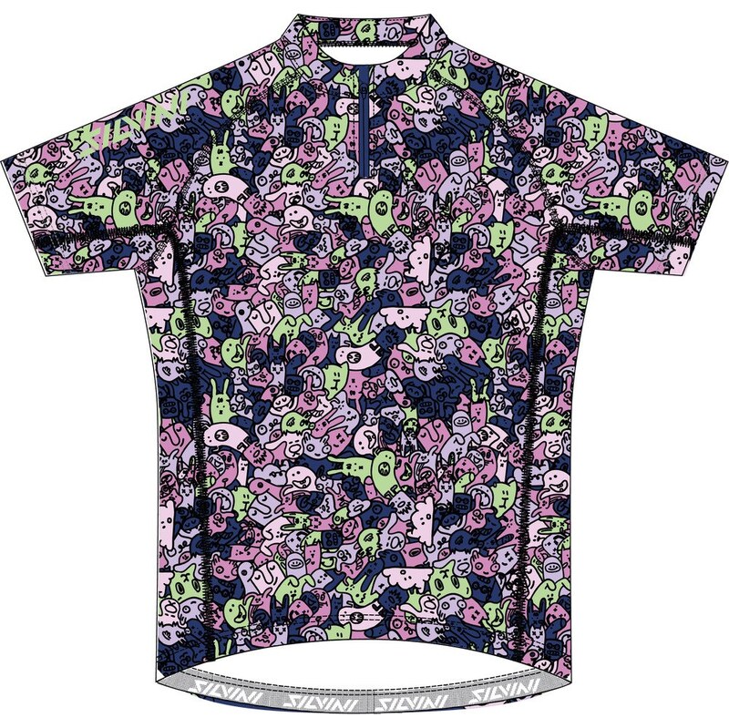 Dětský cyklo dres SILVINI Scrivia růžová