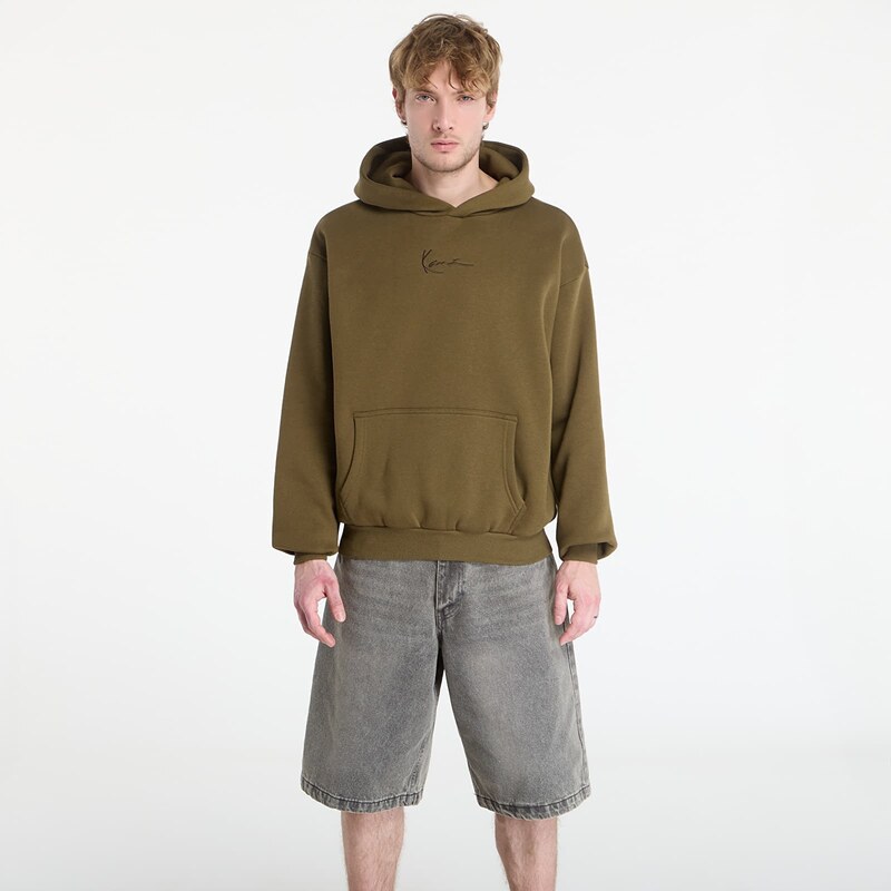 Mikina Karl Kani Small Signature Essential OS Hoodie Green XL