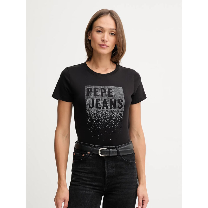 Pepe Jeans dámské černé tričko 114865905