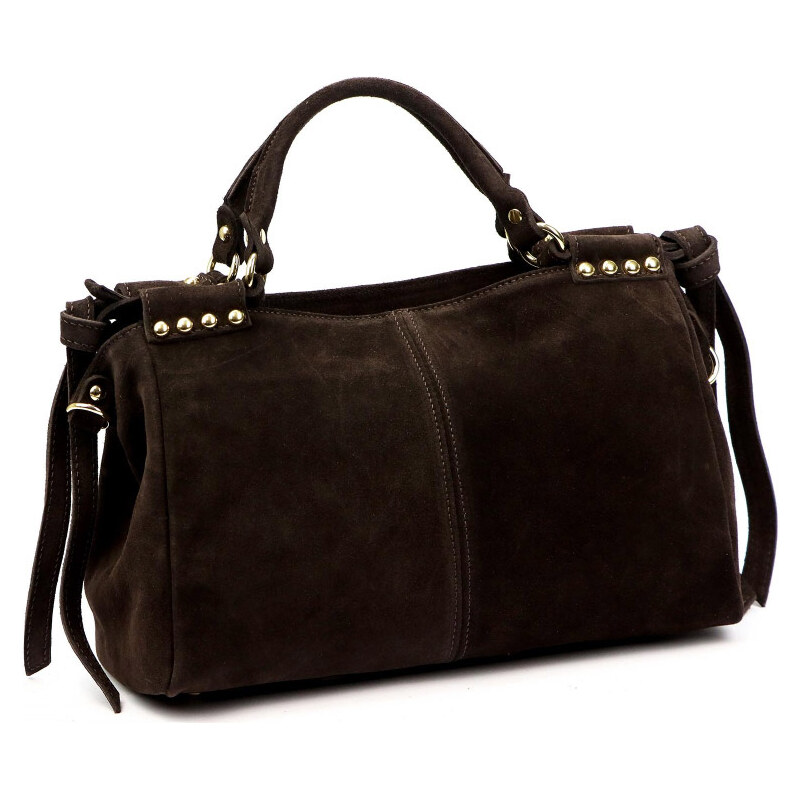 Kožená kabelka Camilla hnědá KZ2260230 112259662