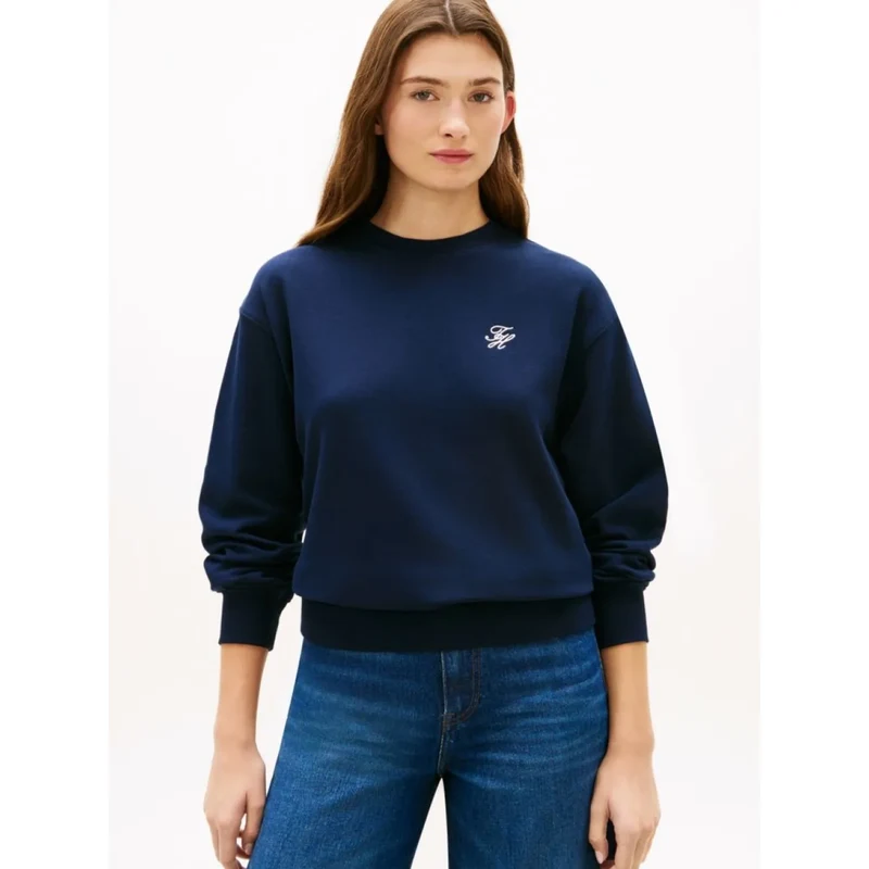 Tommy Hilfiger dámská tmavě modrá mikina
