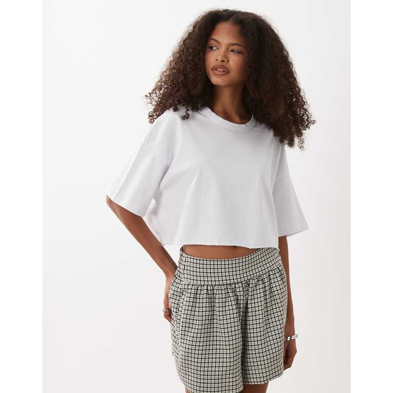 Cotton On crop tee in white 114866882