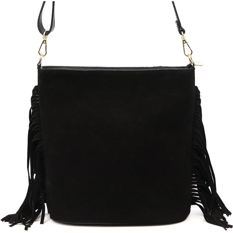 Crossbody kabelka Luka 26-030 tmavě hnědá