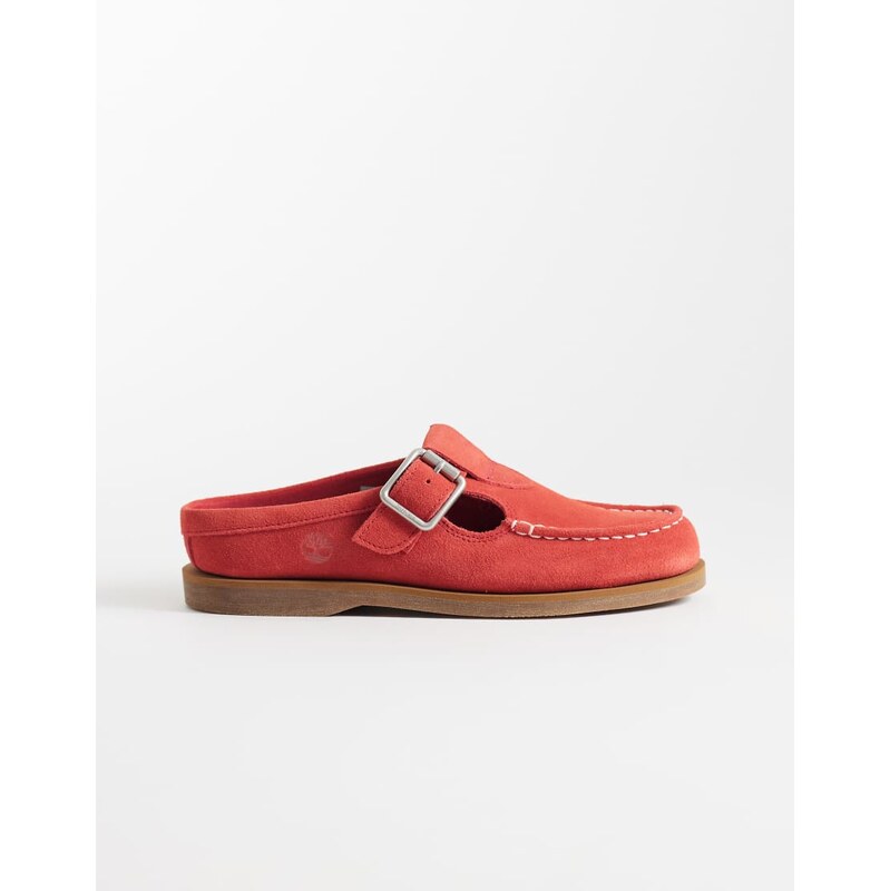 Timberland Classic boat clog shoe in red
