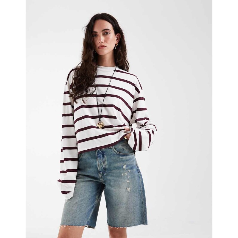 Tommy Jeans Mia relaxed fit bermuda shorts in mid wash blue