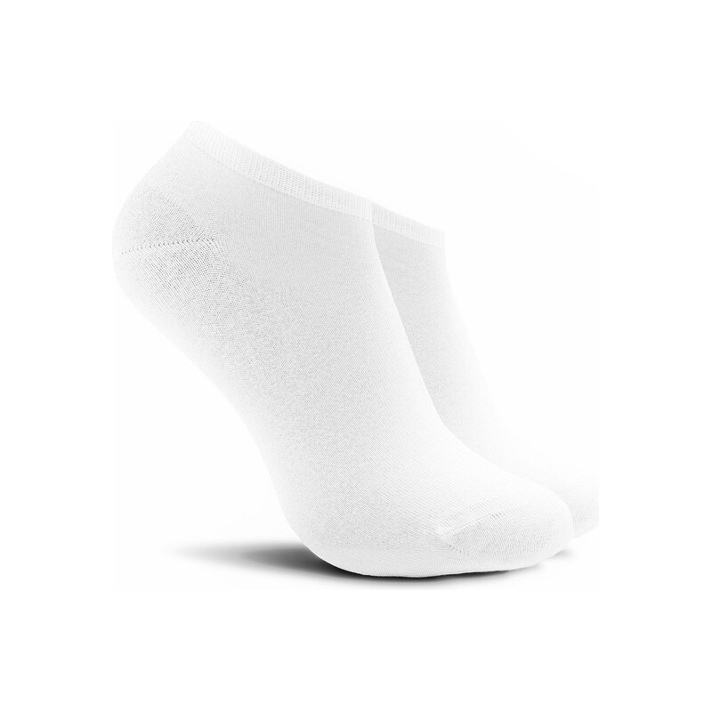 Nízké ponožky bílé Urban Socks Classic Cotton